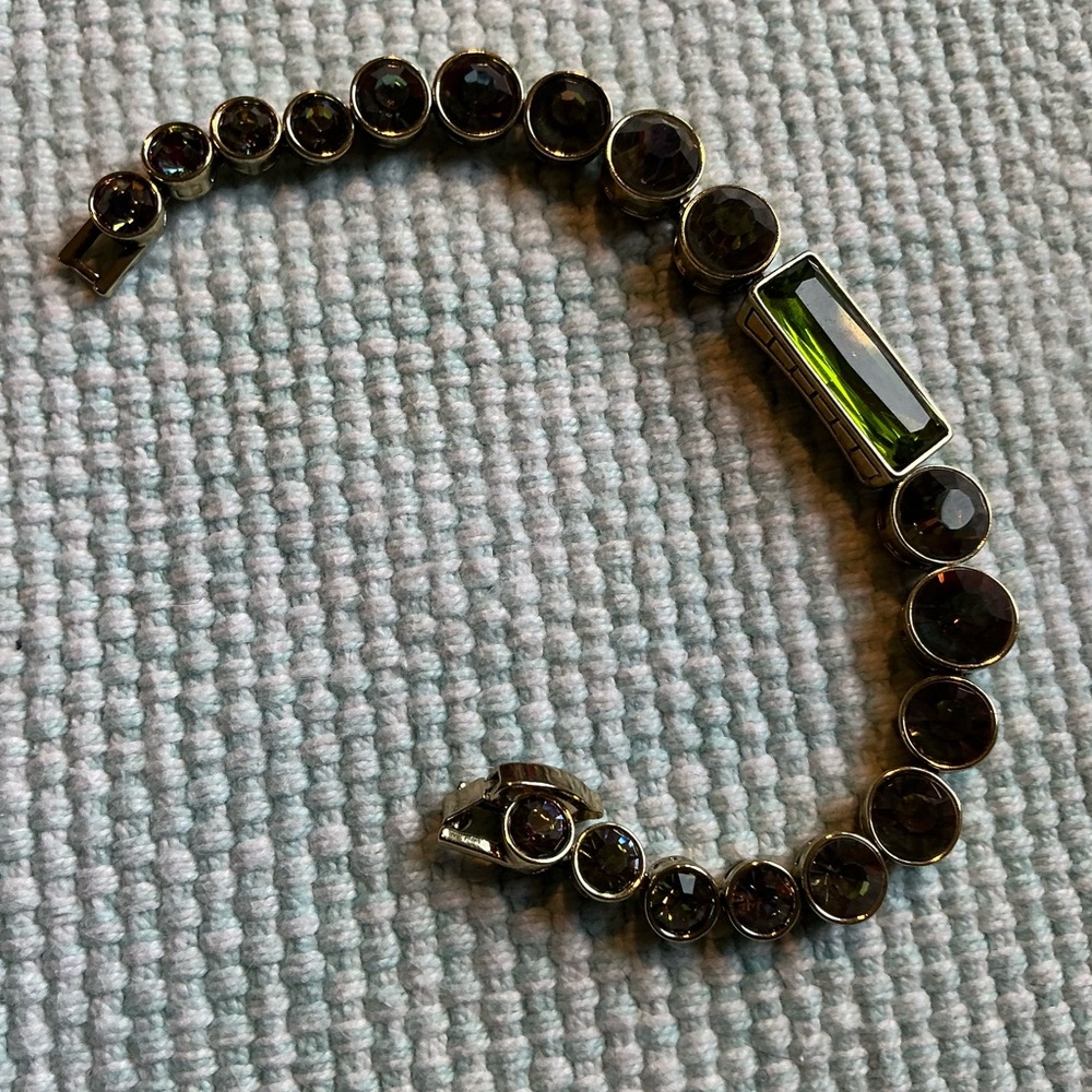 Heidi Daus Green and Black Bracelet